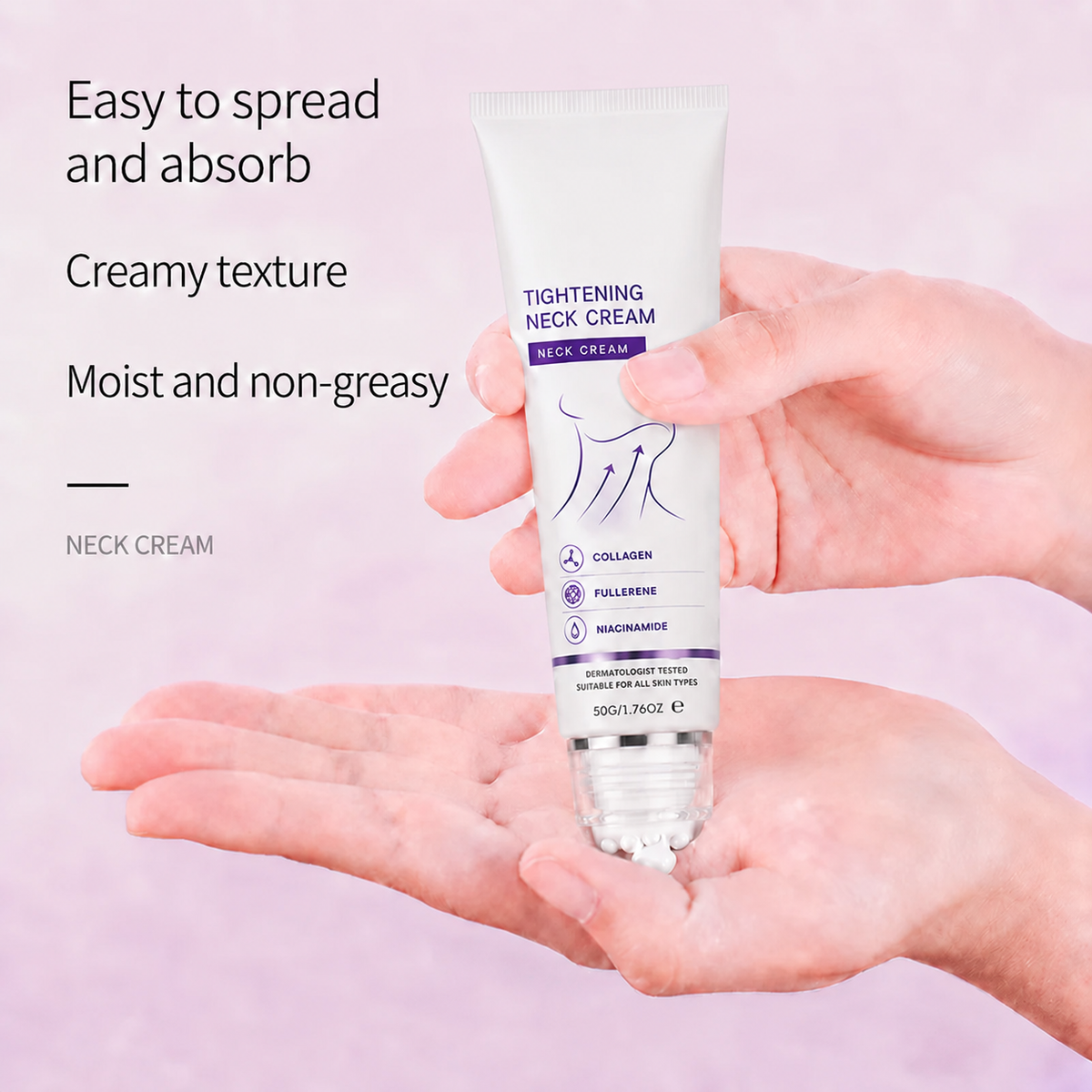 ✨ Instant Neck Lift Cream — Firms Neck Skin & Smooths Wrinkles
